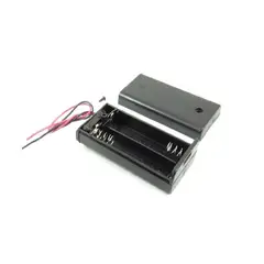 MCI - Porta pila con Interruptor - 2xAA