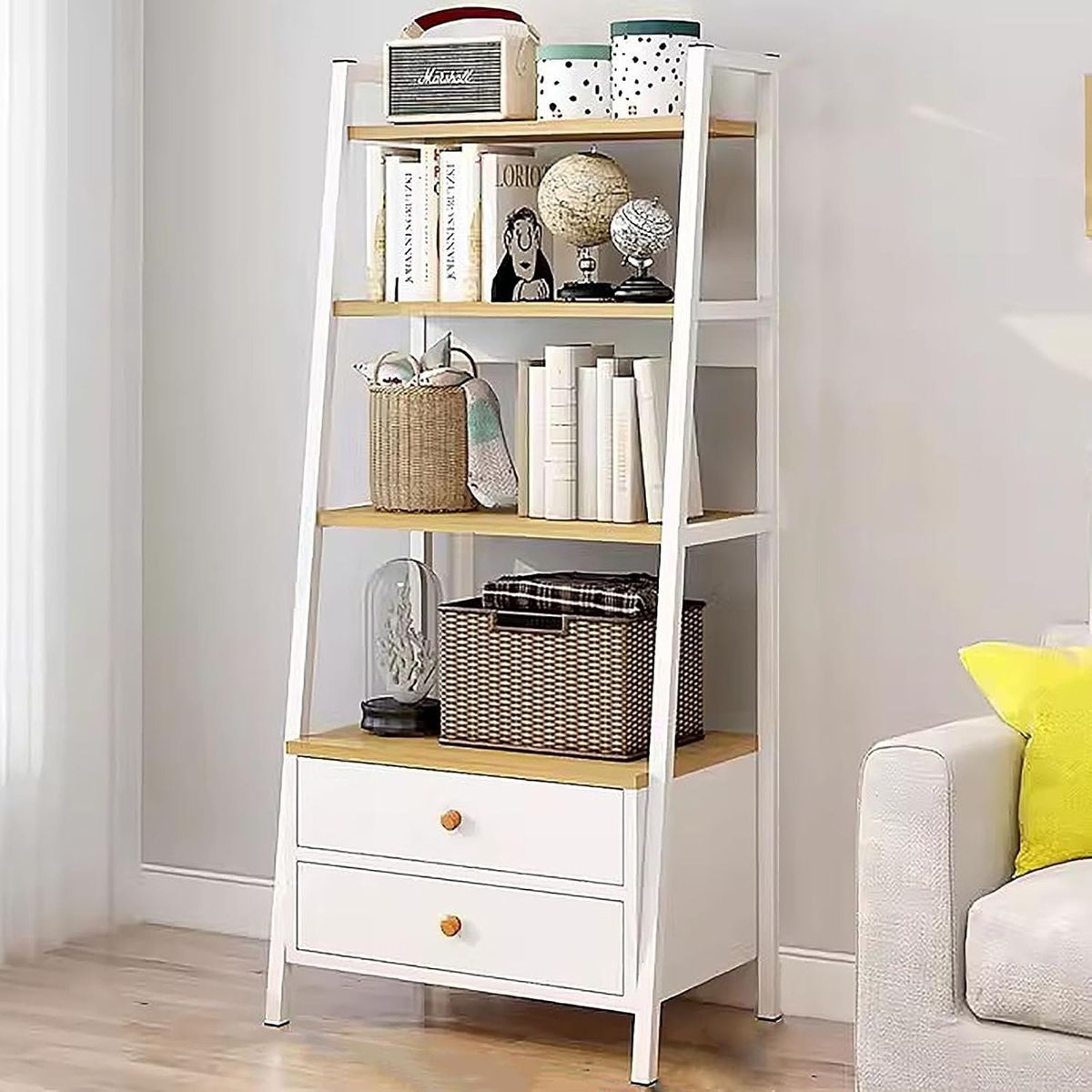 BLUEDREAMER - Estantes Vitrina multifuncional para estantería de almacenamiento