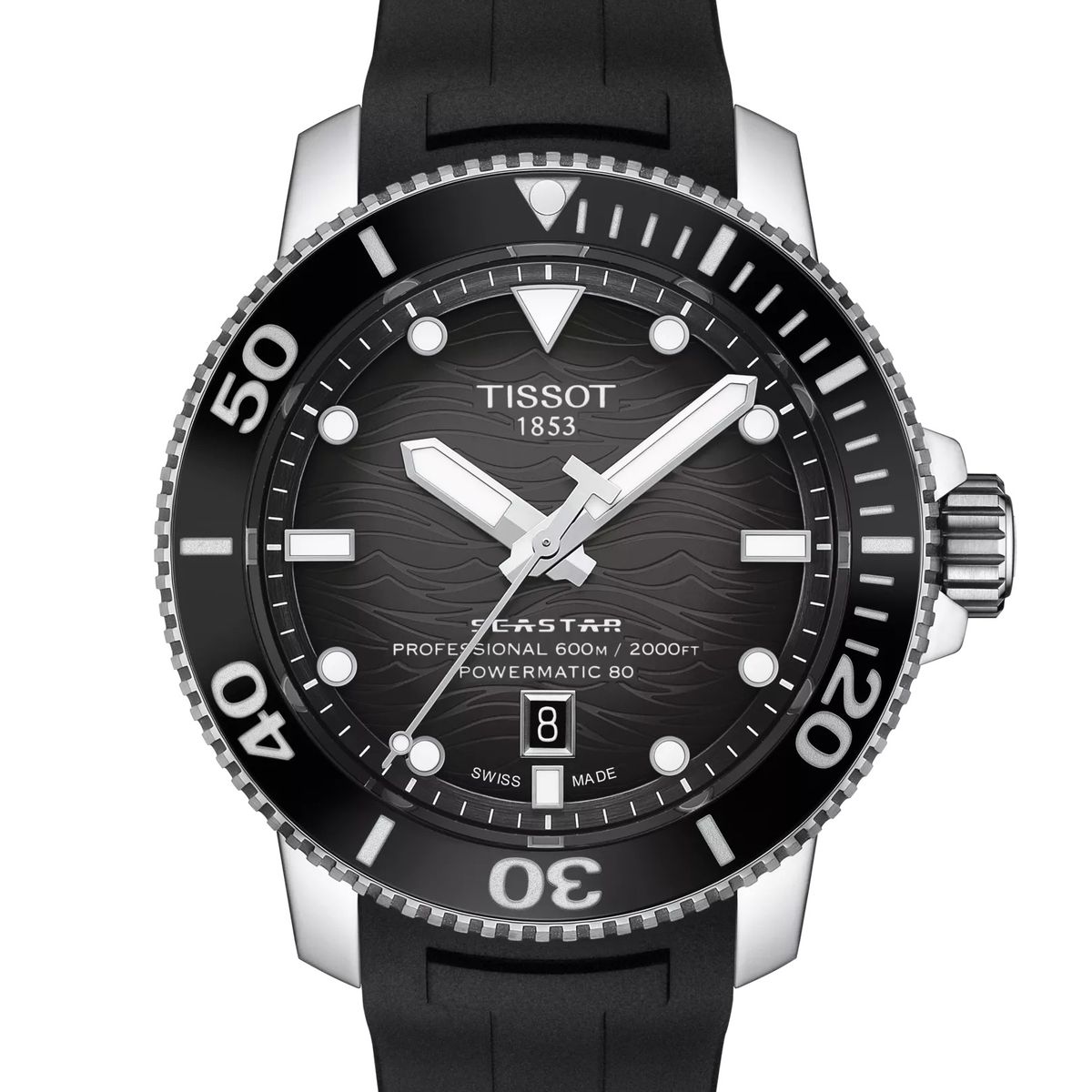 TISSOT - Reloj Tissot Seastar 2000 Professional Resina Negro