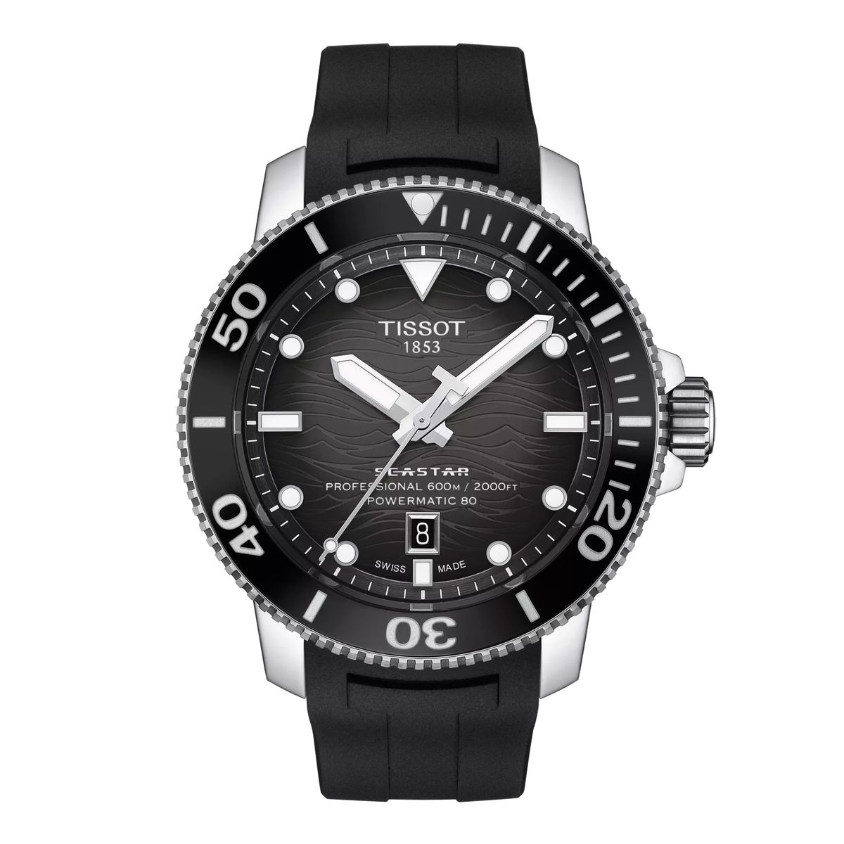 TISSOT - Reloj Tissot Seastar 2000 Professional Resina Negro