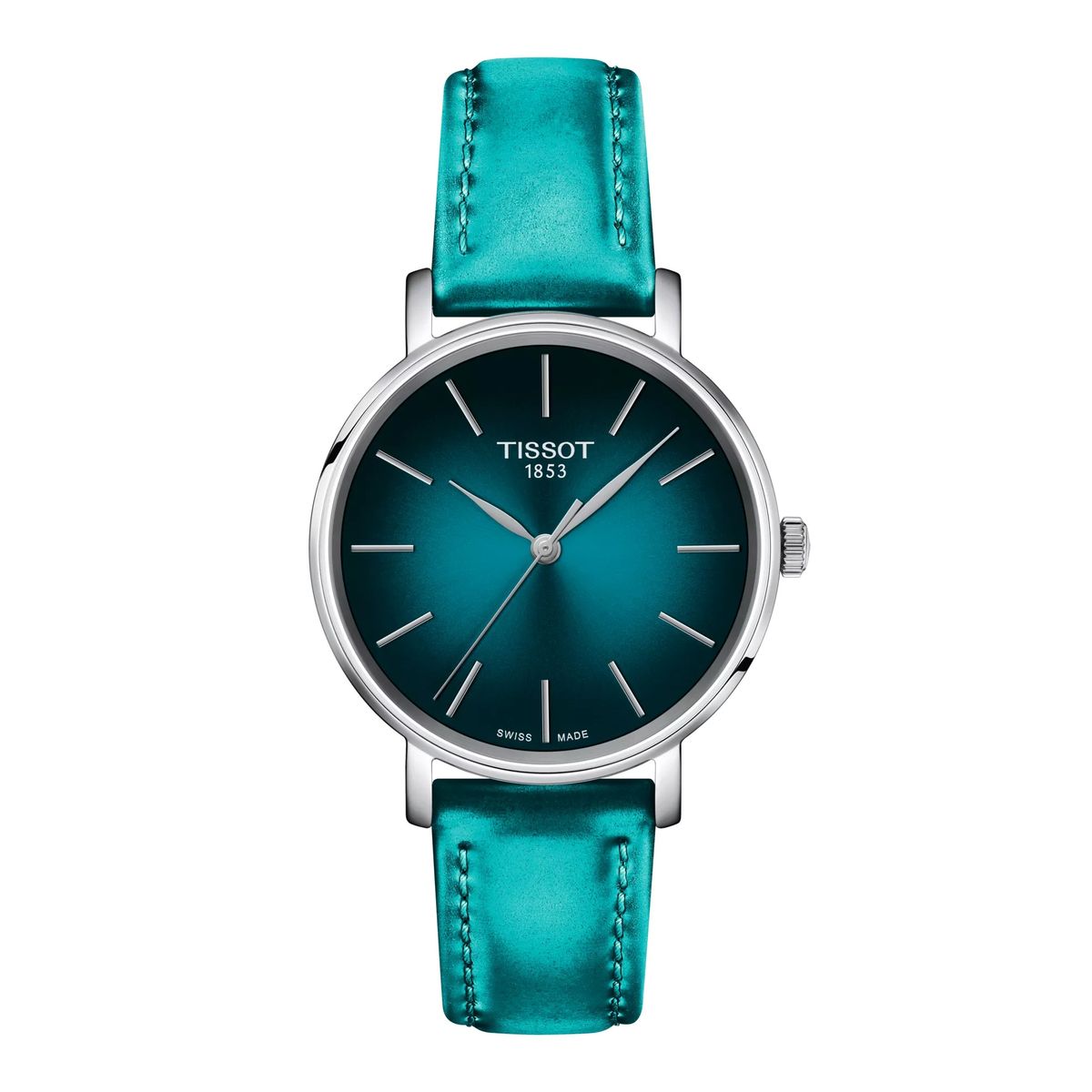 TISSOT - Reloj Tissto Everytime Cuero Verde