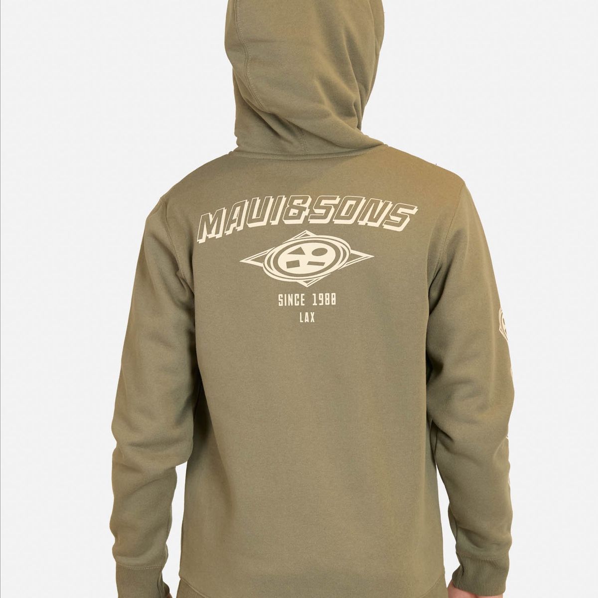 MAUI AND SONS - Poleron Canguro Aloha Verde Infantil Maui And Sons