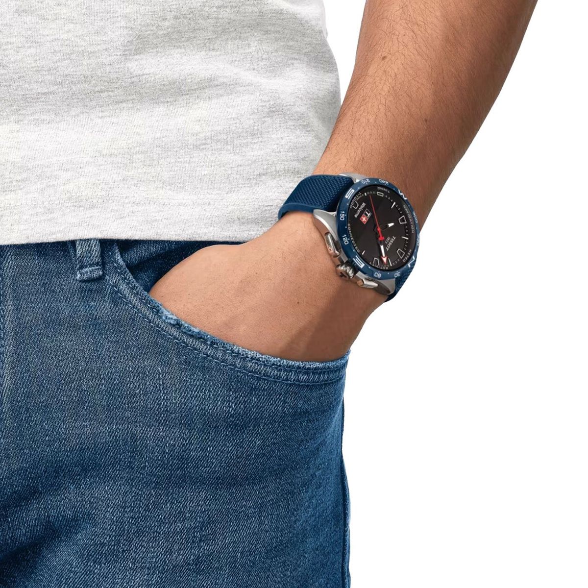 TISSOT - Reloj Digital Tissot T-Touch Connect Azul