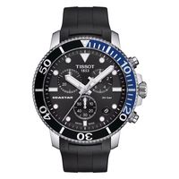 Reloj Seastar 1000 Quartz Chronograph Negro