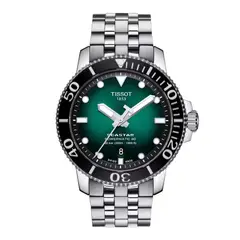 TISSOT - Reloj Seastar 1000 Powermatic 80 Acero Verde