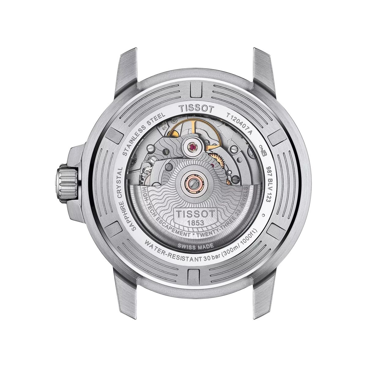 TISSOT - Reloj Tissot Seastar 1000 Powermatic 80 Acero Verde