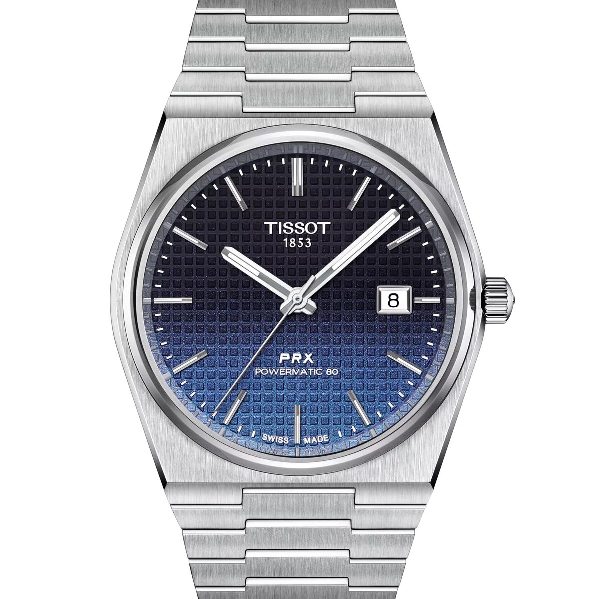 TISSOT - Reloj Tissot PRX Powermatic 80 Gradient Azul