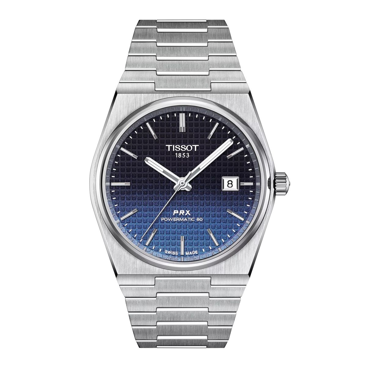 TISSOT - Reloj Tissot PRX Powermatic 80 Gradient Azul