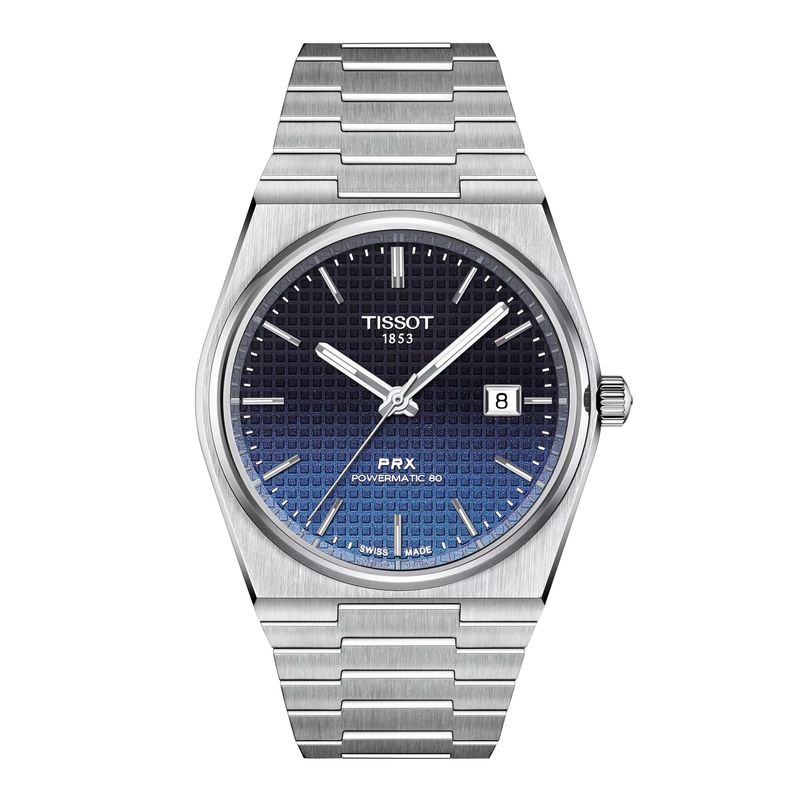 TISSOT - Reloj Tissot PRX Powermatic 80 Gradient Azul