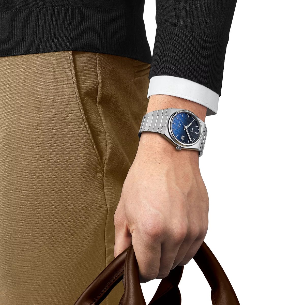 TISSOT - Reloj Tissot PRX Powermatic 80 Gradient Azul