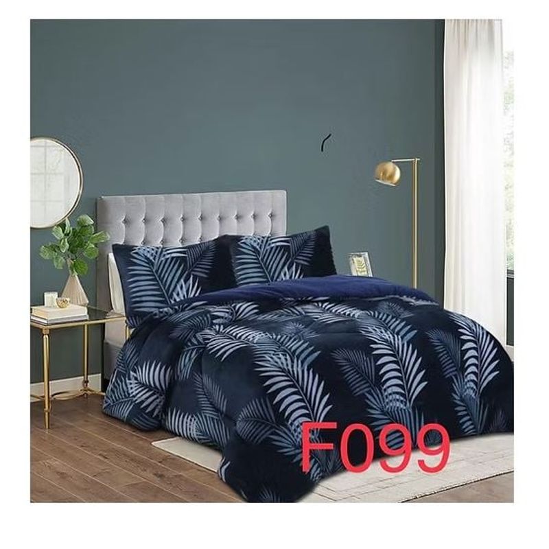GENERICO - Cobertor de Invierno Plush con chiporro 1,5 Plazas