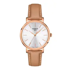 TISSOT - Reloj Tissto Everytime Cuero Beige