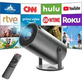 BLUEDREAMER - Proyector 4K Con Wifi 245gCompatible Con Full HD 1080P