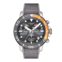 TISSOT - Reloj Seastar 1000 Tela Gris