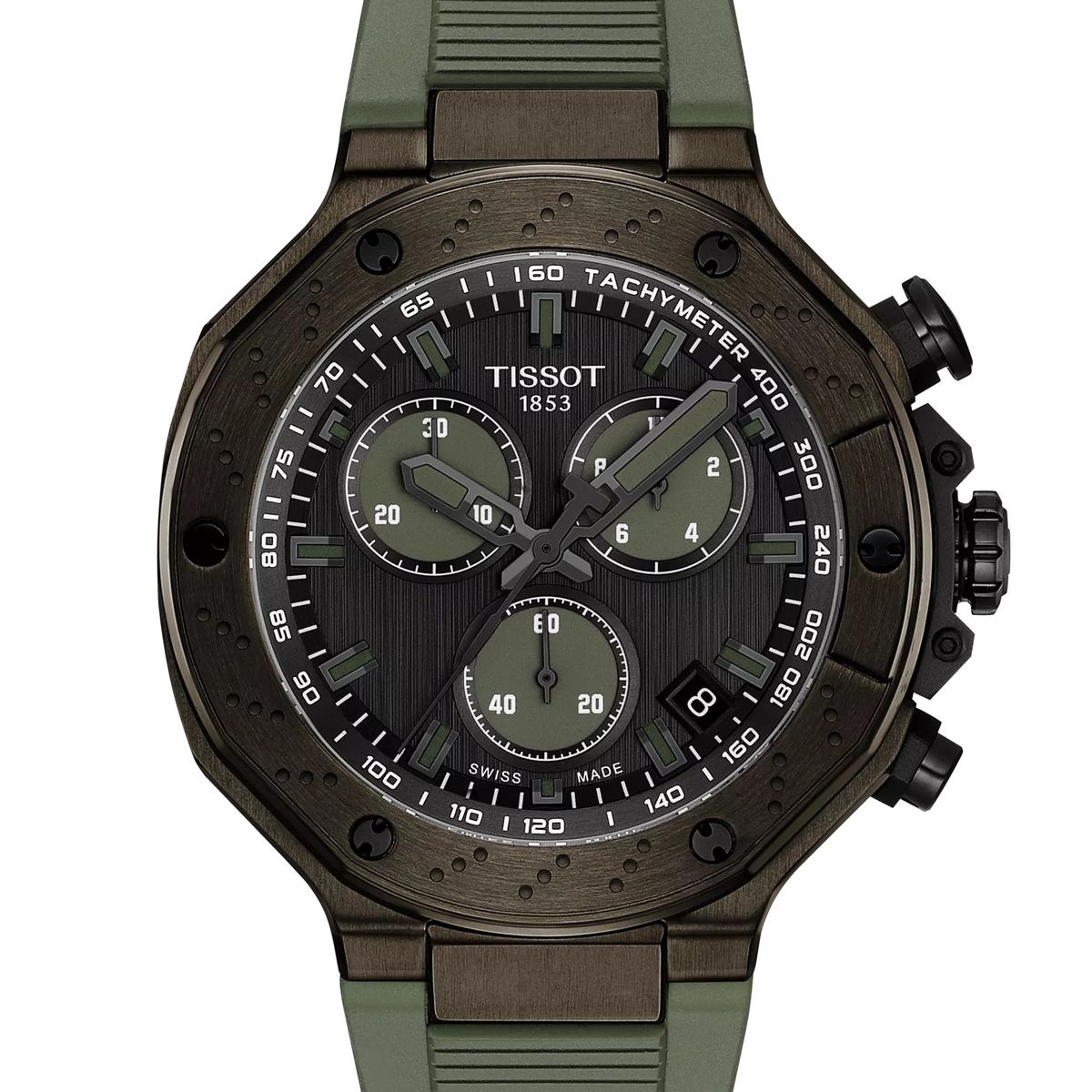 TISSOT - Reloj Tissot T-Race Chronograph Resina Verde