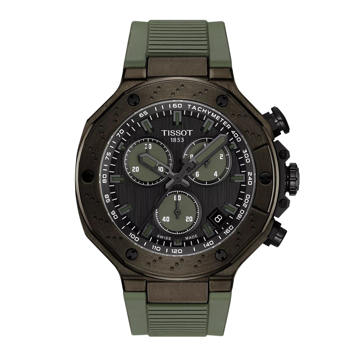 TISSOT - Reloj Tissot T-Race Chronograph Resina Verde