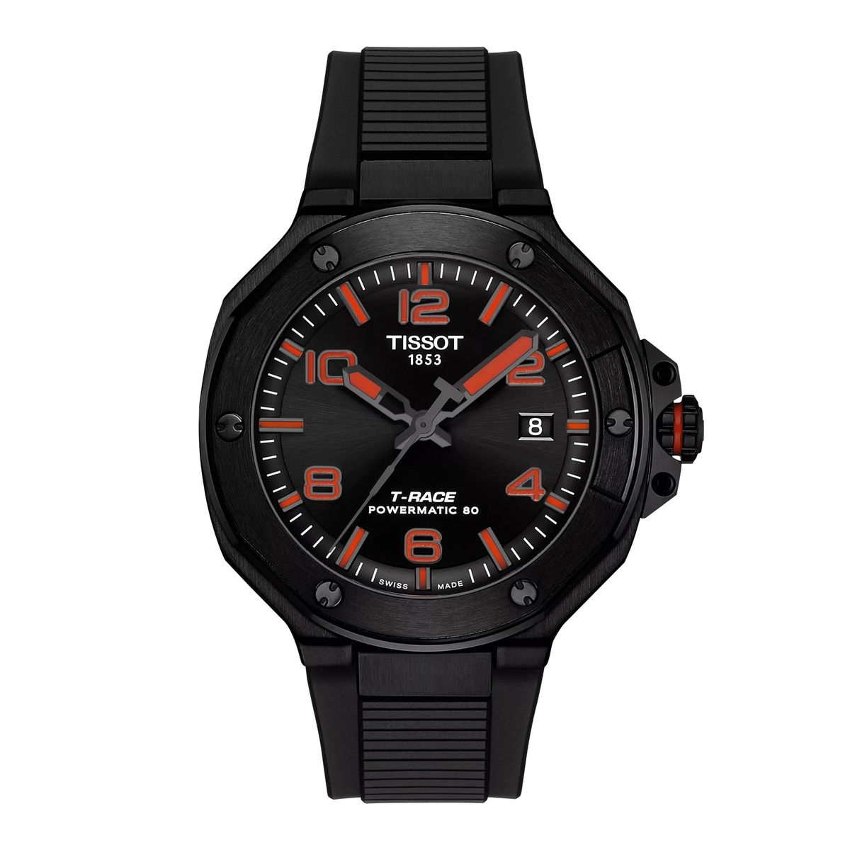 TISSOT - Reloj Tissot T-Race Powermatic 80 Resina Negro