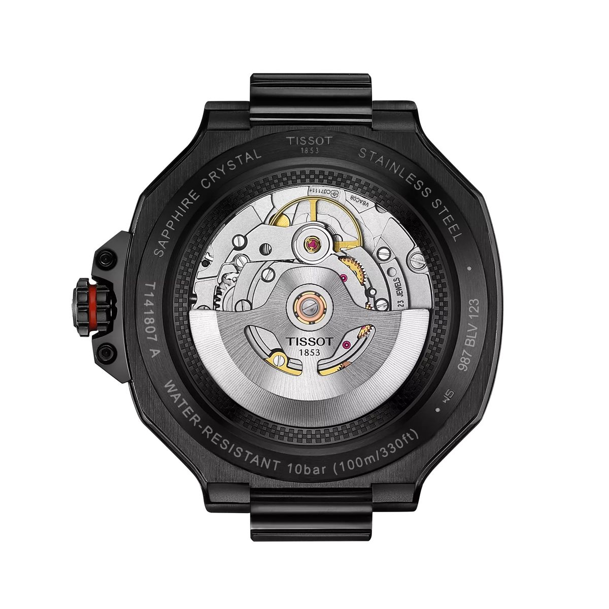 TISSOT - Reloj Tissot T-Race Powermatic 80 Resina Negro