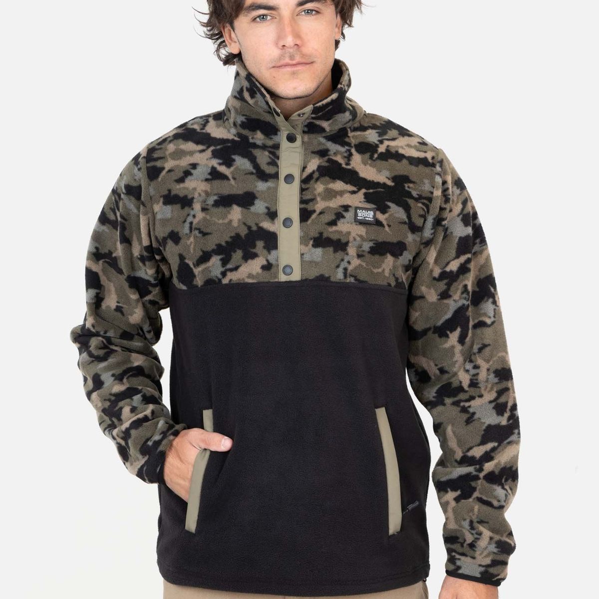 MAUI AND SONS - Poleron Micropolar Oregon Multicolor Hombre Maui And Sons - Multicolor