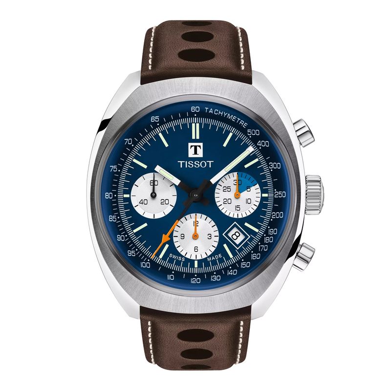 TISSOT - Reloj Tissot Heritage 1973 Cuero Café