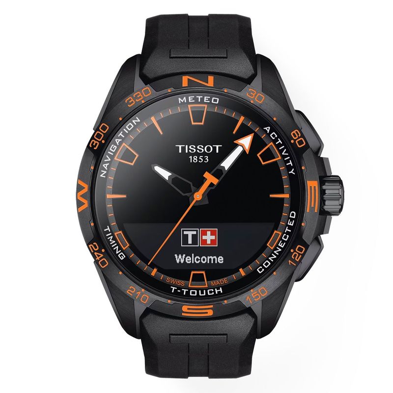 TISSOT - Reloj Digital Tissot T-Touch Connect Naranjo