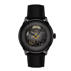 TISSOT - Reloj Chemin Des Tourelles Skeleton Negro