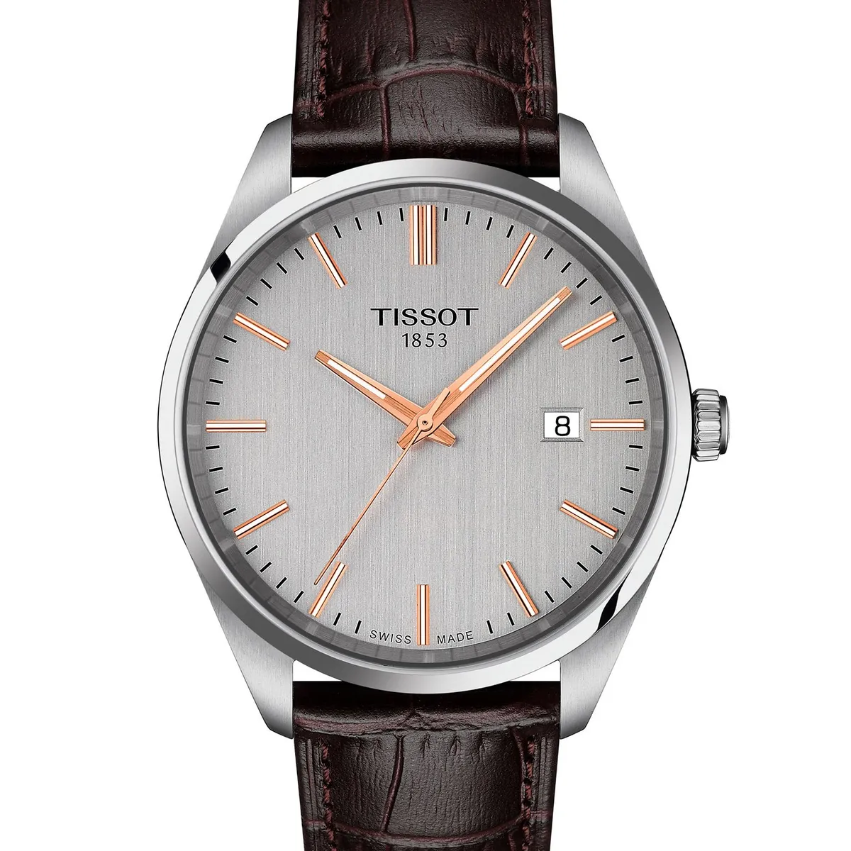 TISSOT - Reloj Tissot Pr100 Classic Cuero Café