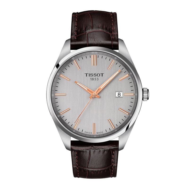 TISSOT - Reloj Tissot Pr100 Classic Cuero Café
