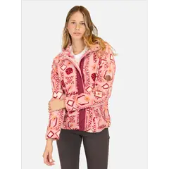 MAUI AND SONS - Poleron Micropolar Vissor Multicolor Mujer - Multicolor
