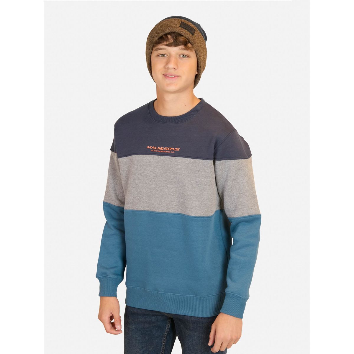 MAUI AND SONS - Poleron CR Coconut Azul Infantil Maui And Sons - Azul