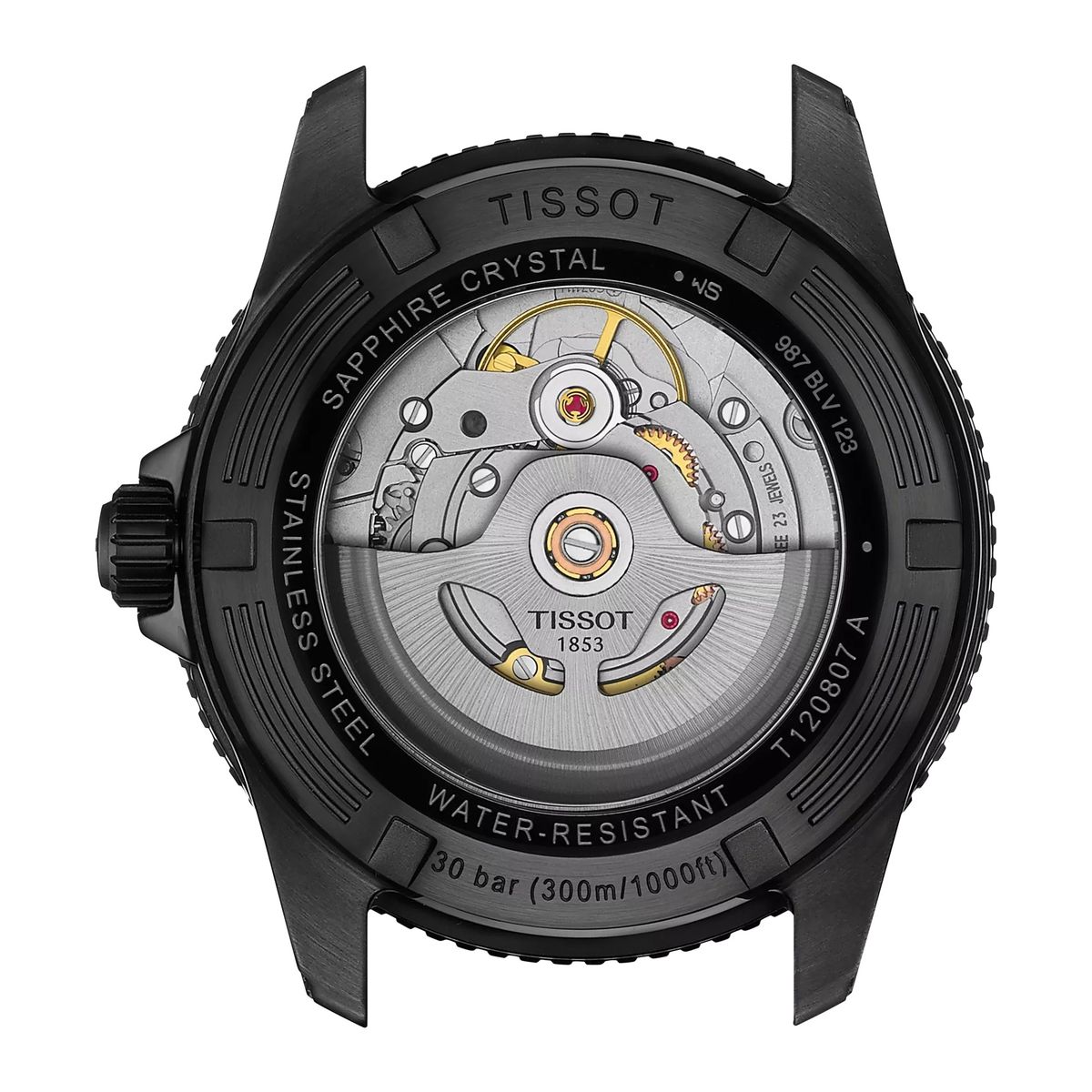 TISSOT - Reloj Tissot Seastar 1000 Powermatic 80 Negro