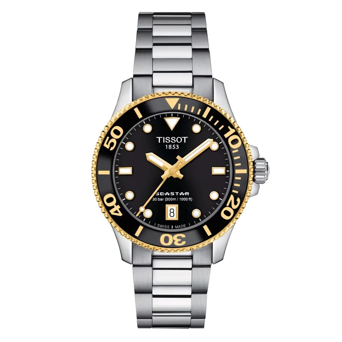 TISSOT - Reloj Tissot Seastar 1000 Bicolor