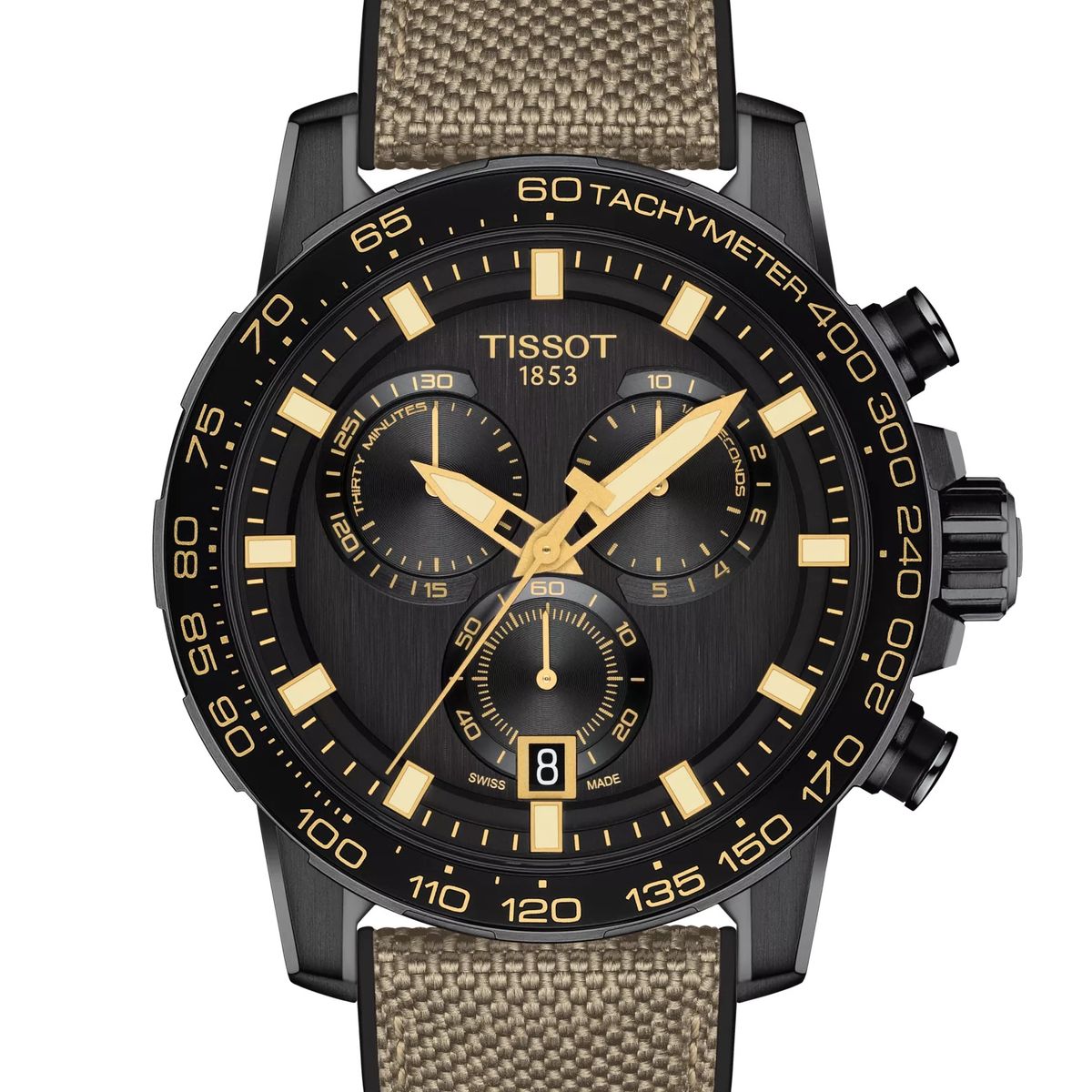 TISSOT - Reloj Tissot Supersport Chrono Textil Verde