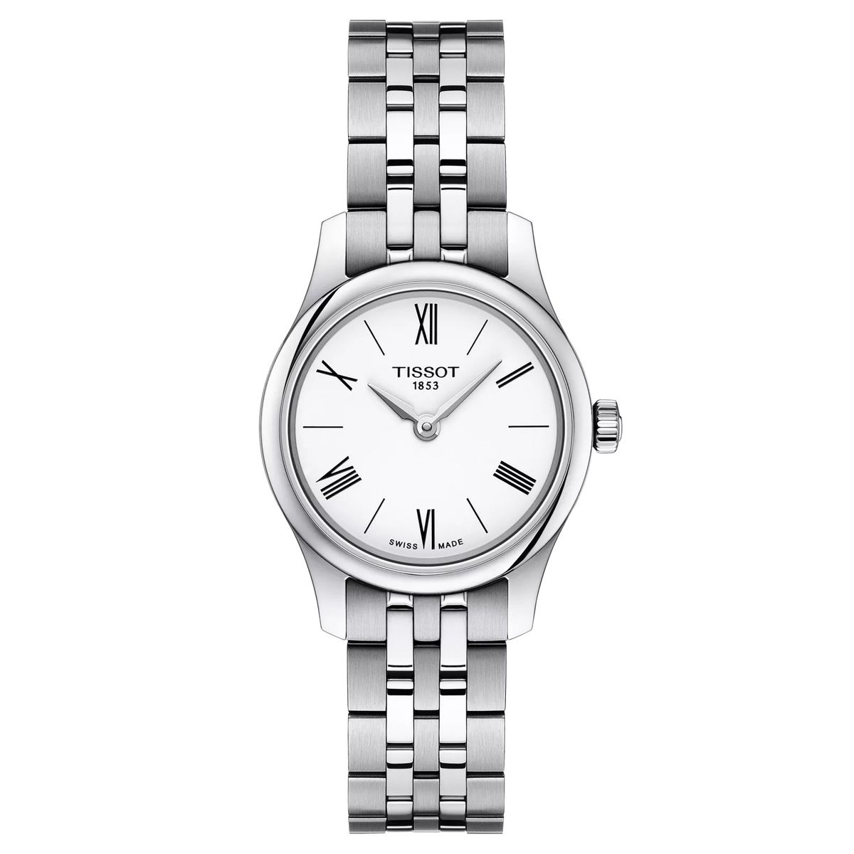 TISSOT - Reloj Tissot Tradition Lady Acero Blanco