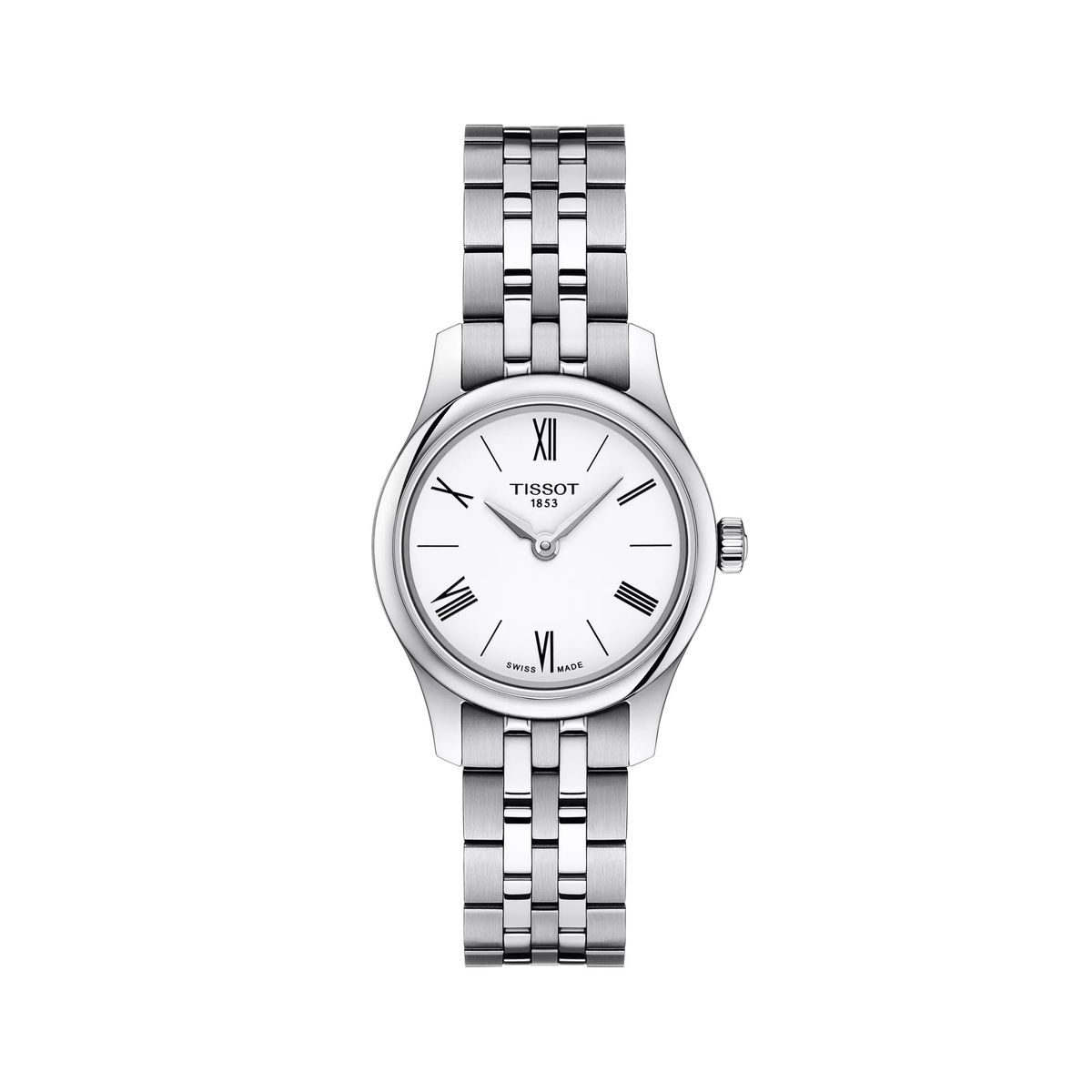 TISSOT - Reloj Tissot Tradition Lady Acero Blanco