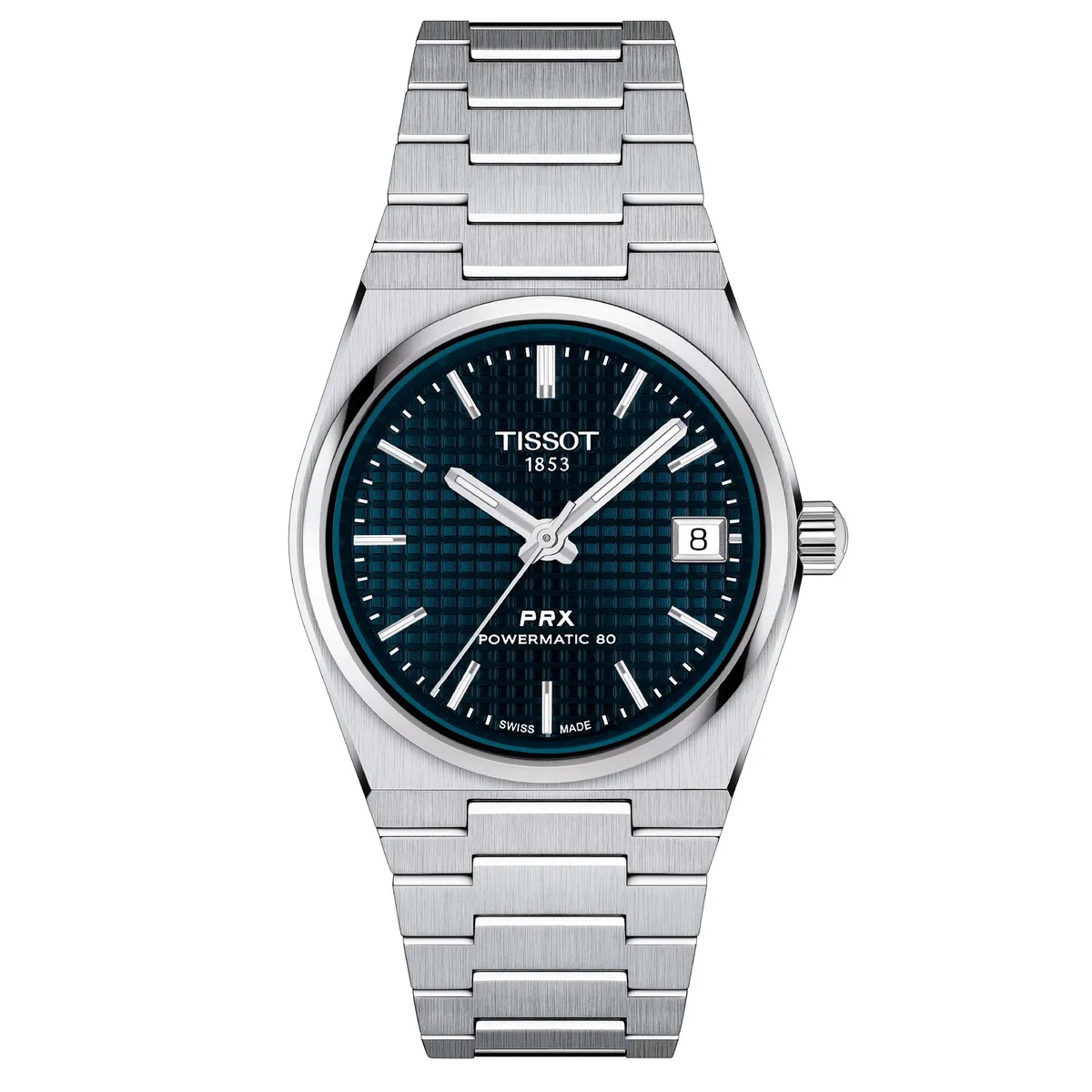 TISSOT - Reloj Tissot PRX Powermatic 35mm Azul