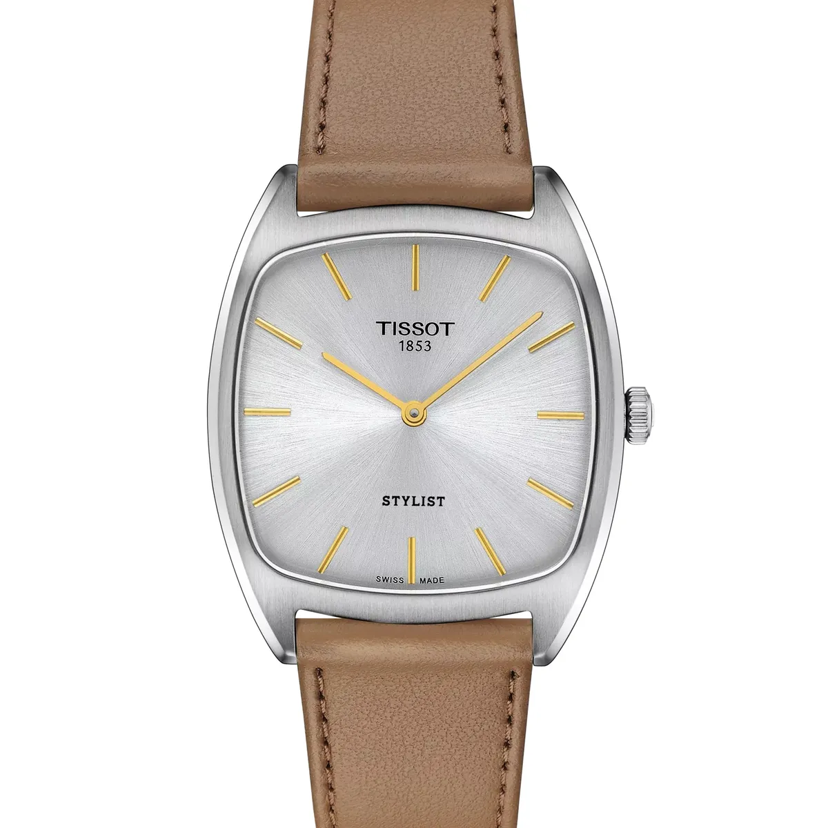 TISSOT - Reloj Tissot Stylist Cuero Beige