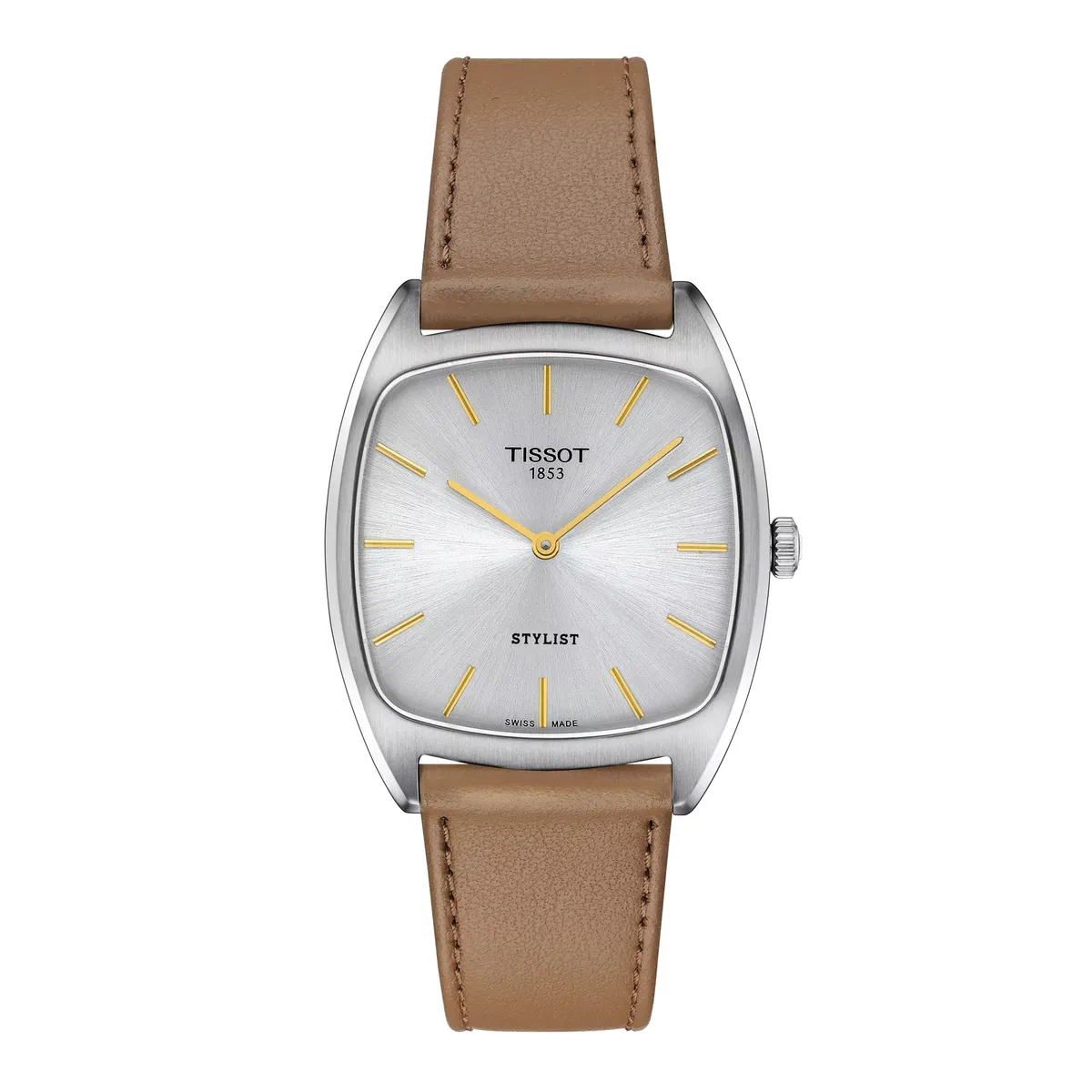 TISSOT - Reloj Tissot Stylist Cuero Beige