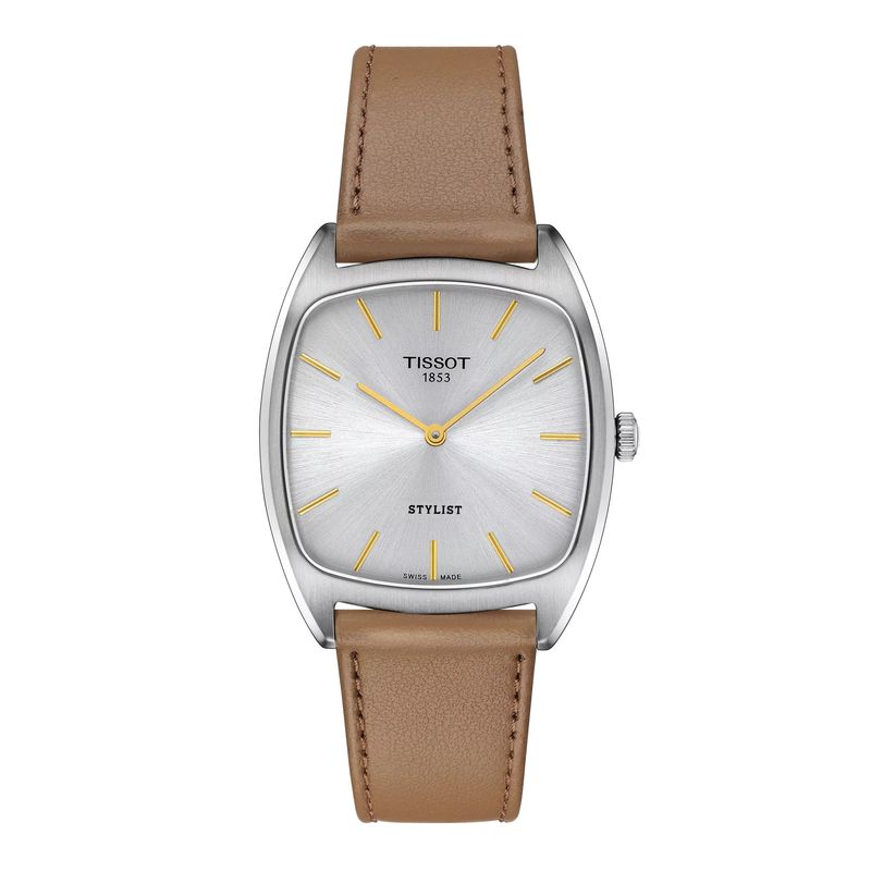TISSOT - Reloj Tissot Stylist Cuero Beige