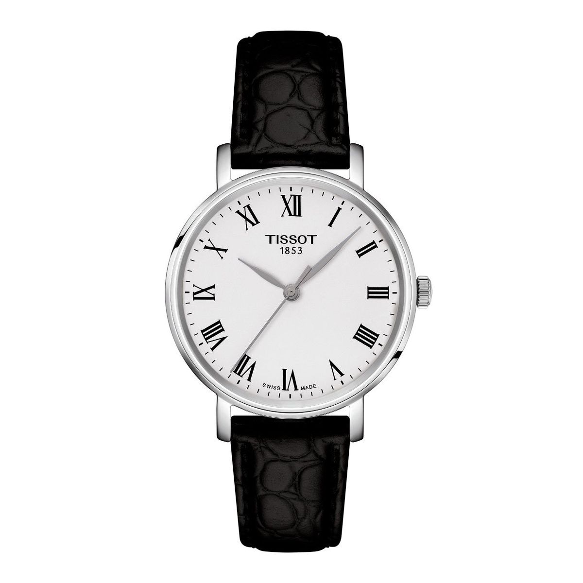 TISSOT - Reloj Tissot Everytime Cuero Negro 34 mm