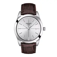TISSOT - Reloj Gentleman Cuero Café