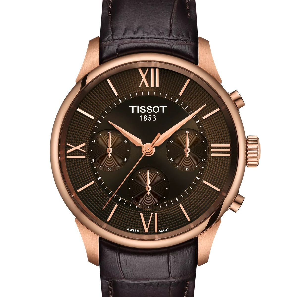 TISSOT - Reloj Tissot Chemin Des Tourelles Crono Café