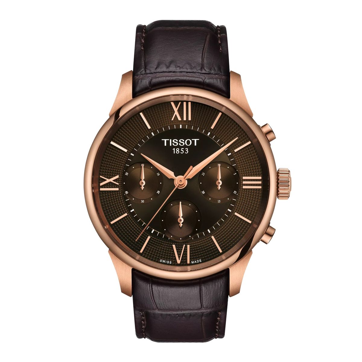 TISSOT - Reloj Tissot Chemin Des Tourelles Crono Café