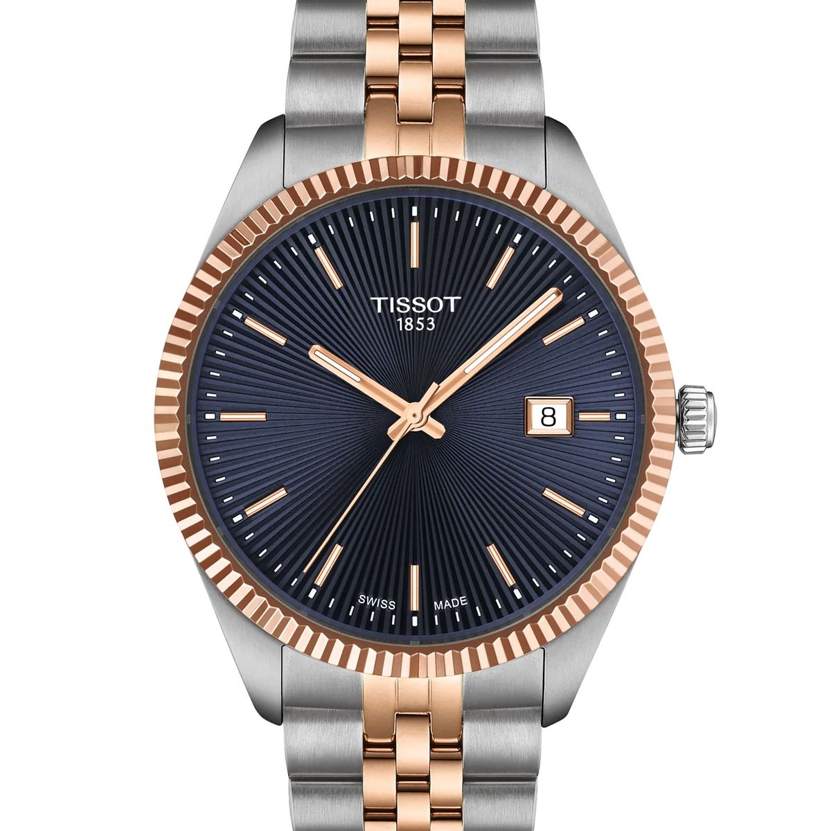 TISSOT - Reloj Tissot Ballade 40MM Bicolor Oro Rosa