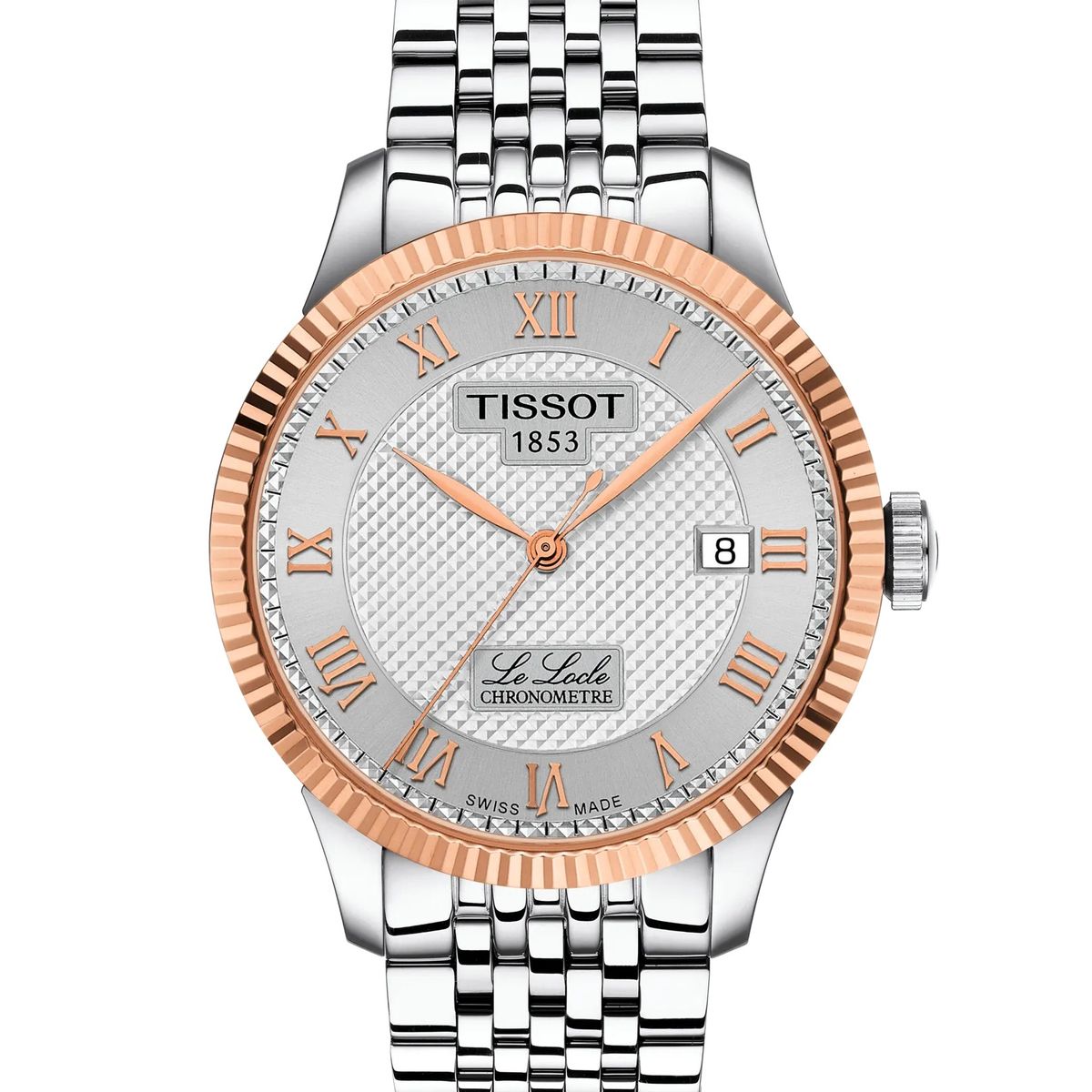 TISSOT - Reloj Tissot Le Locle COSC Gold Bezel