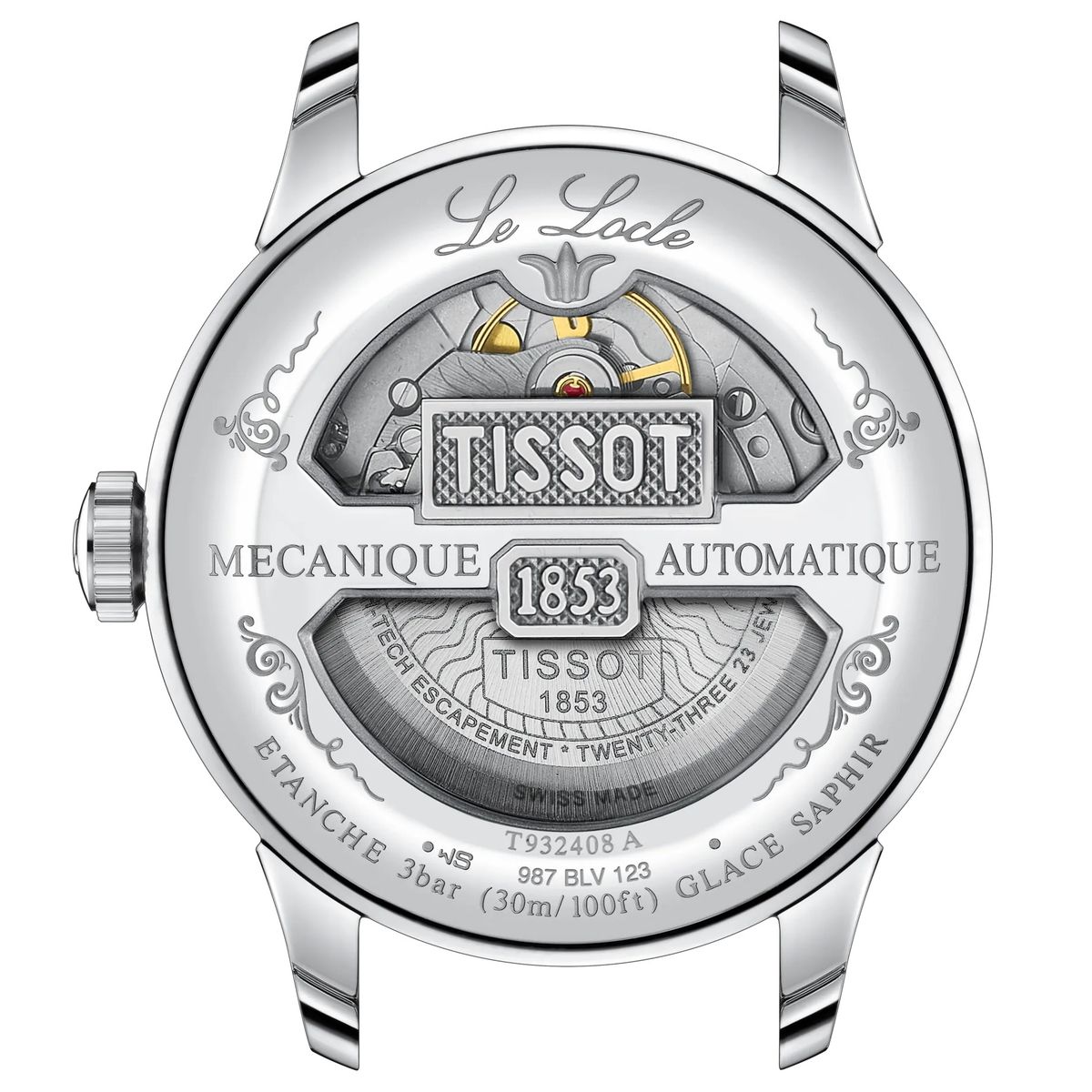 TISSOT - Reloj Tissot Le Locle COSC Gold Bezel