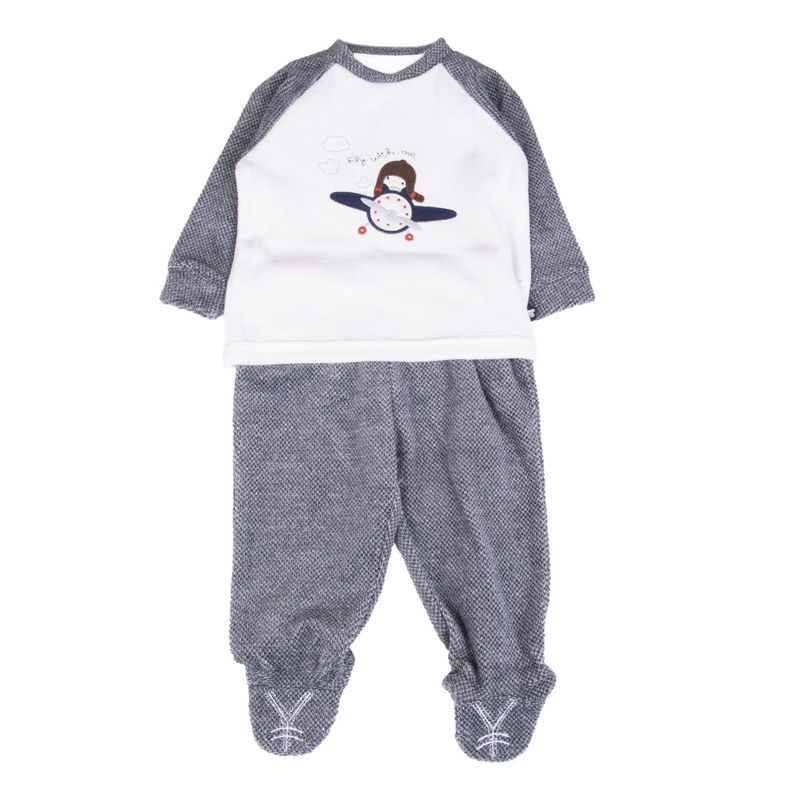 PILLIN - Conjunto Bebe  Azul Pillin  PVB313-25AZU  - Azul
