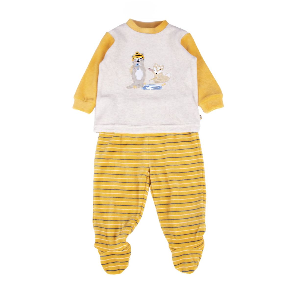 PILLIN - Conjunto Bebe  Amarillo Pillin  PVB318-25MOS  - Amarillo