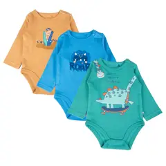 PILLIN - Pack Body Bebe Multicolor PVB211-25SUR - Multicolor - 00