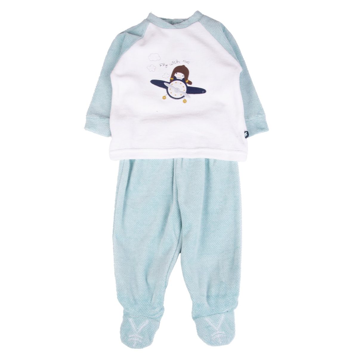 PILLIN - Conjunto Bebe  Verde Pillin ( PVB313-25PET )
